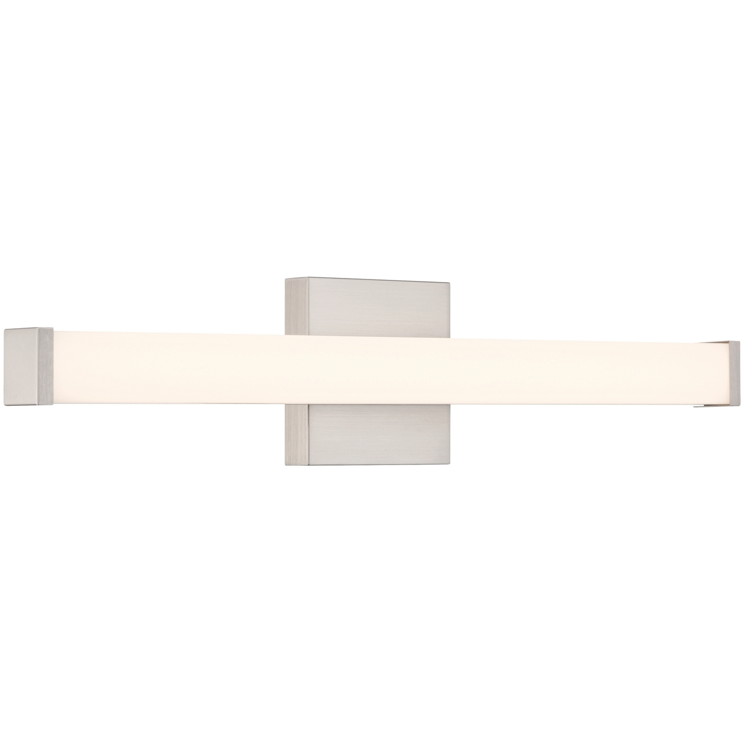 Maxx 24 inch Brushed Steel Bath Vanity Light Wall Light