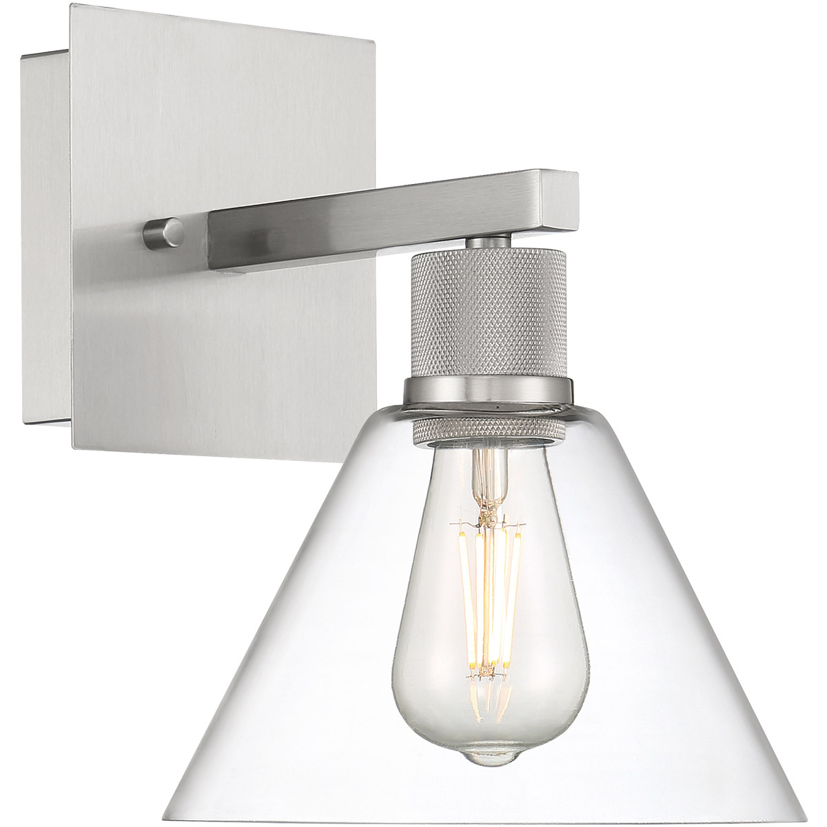 Satin chrome wall lights on sale