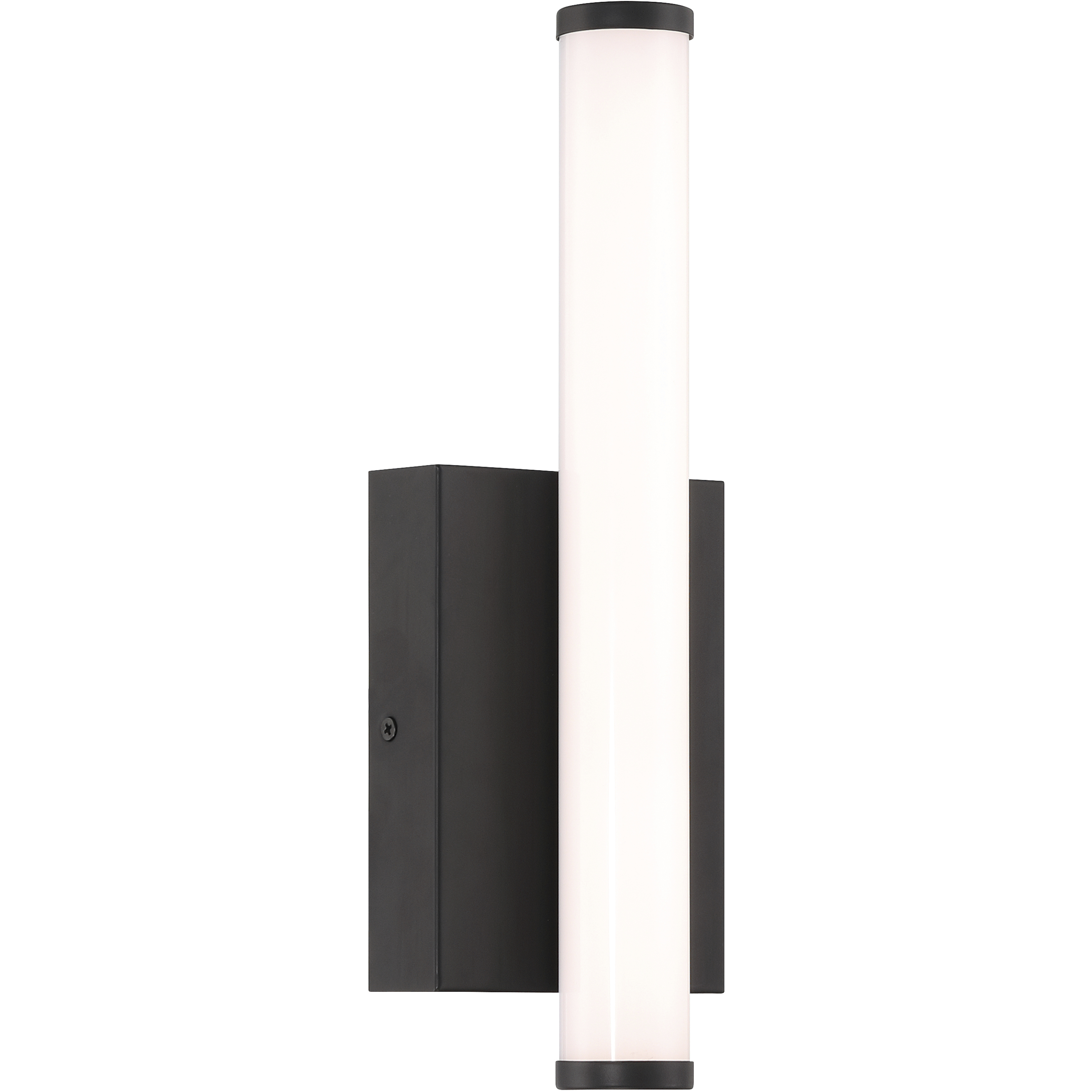 Grace 4.5 inch Matte Black Semi Flush Mount Ceiling Light