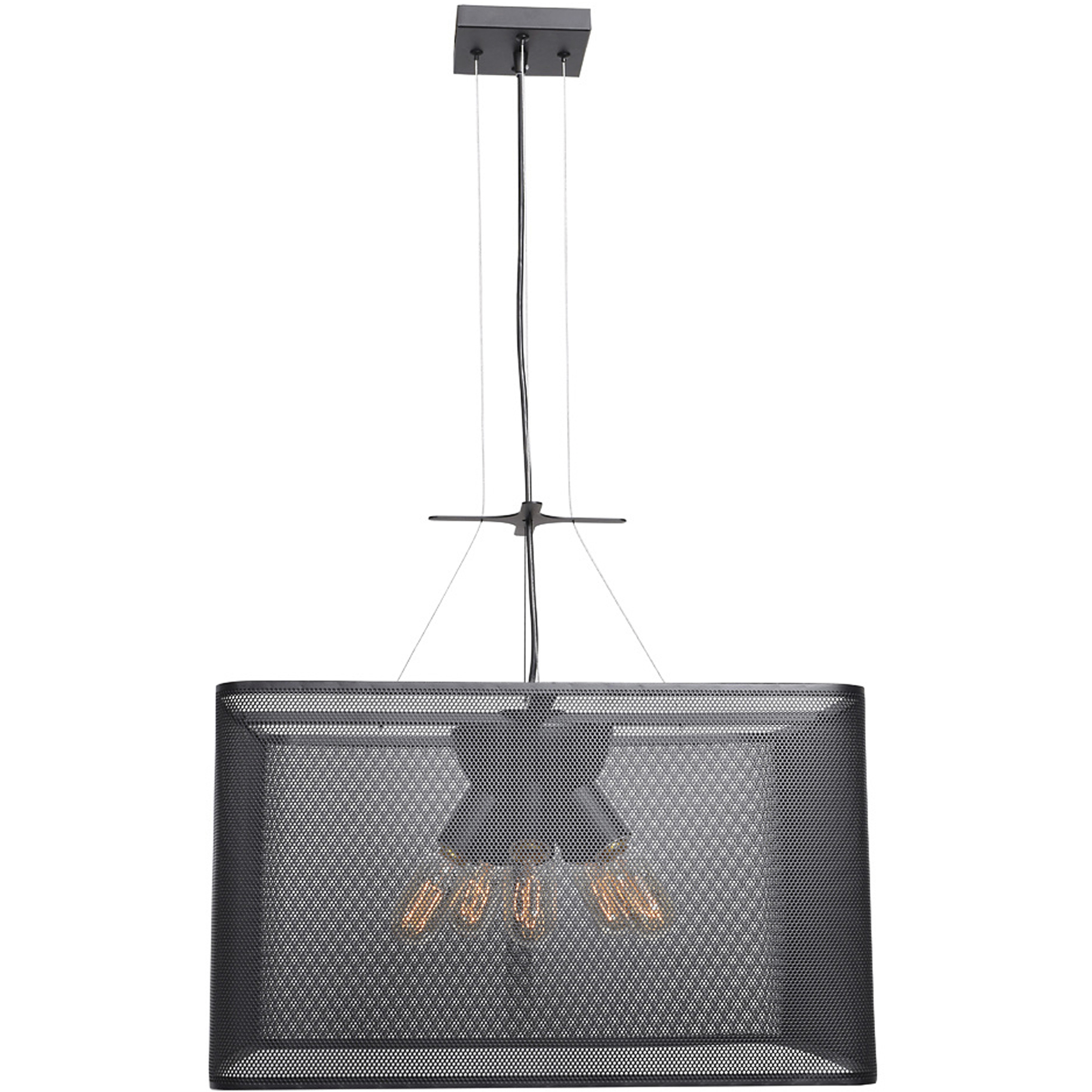 Access 50926-BL Epic 5 Light 20 inch Black Pendant Ceiling Light