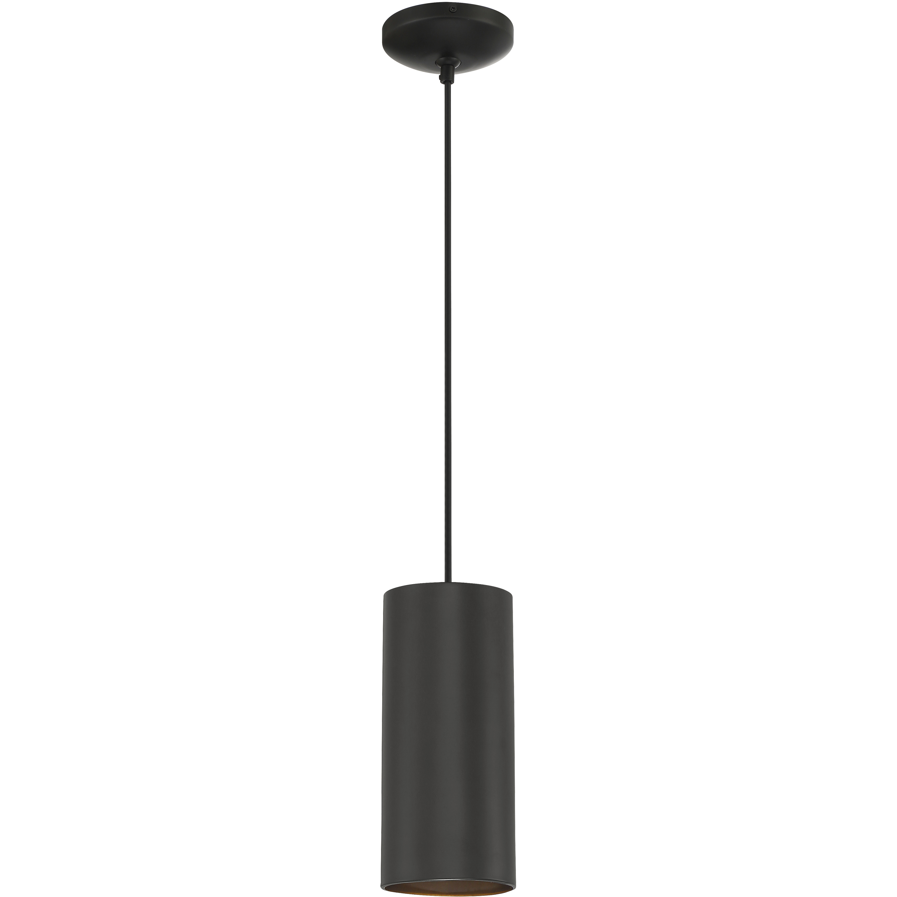Pilson XL LED 6 inch Matte Black Pendant Ceiling Light