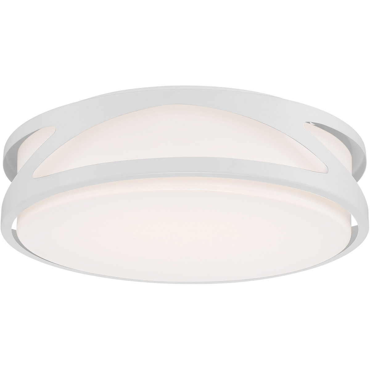 Access 49990LEDD-WH/ACR Lucia LED 13.75 inch White Flush