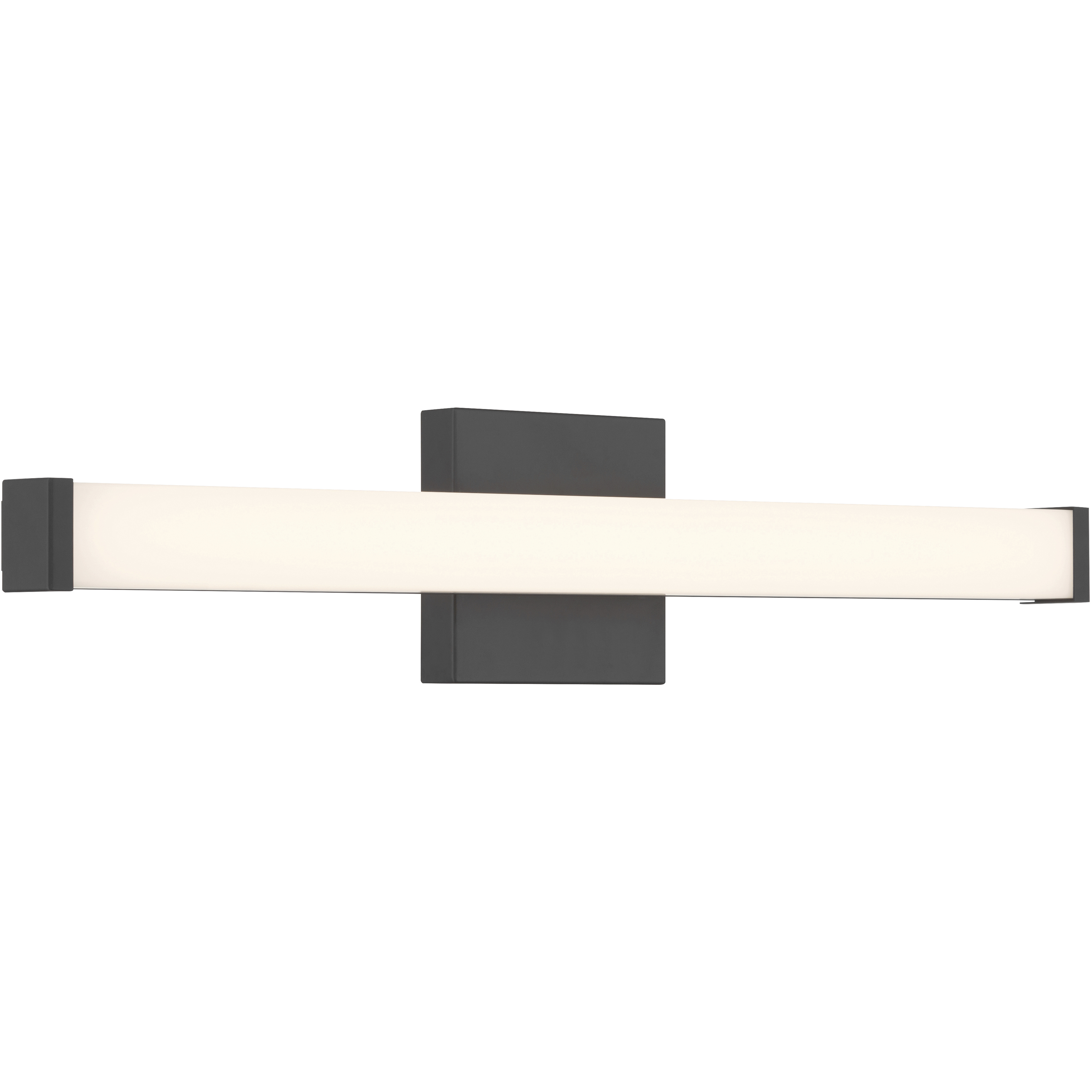 Maxx 24 inch Matte Black Bath Vanity Light Wall Light
