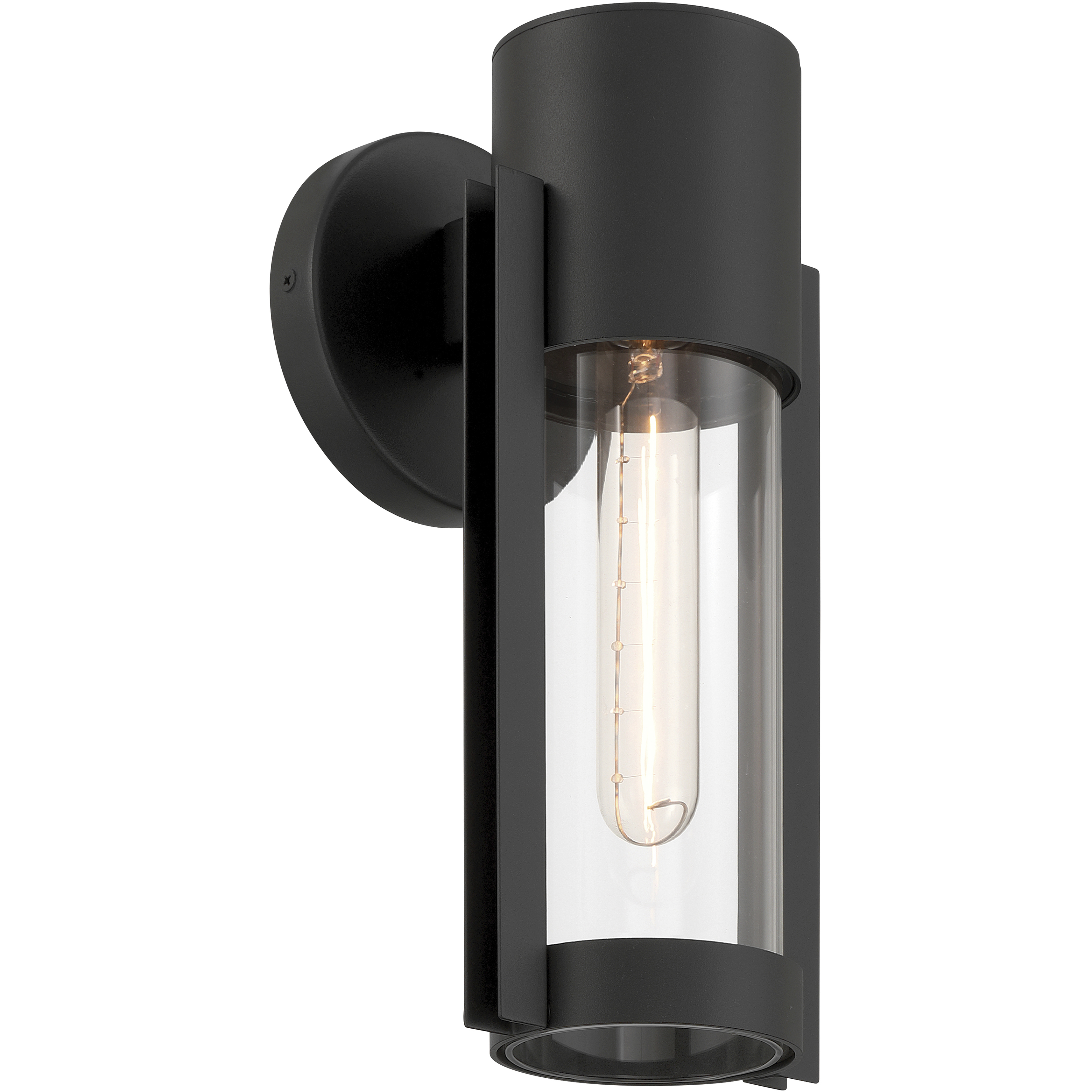 Coastal 5 inch Black Wall Sconce Wall Light